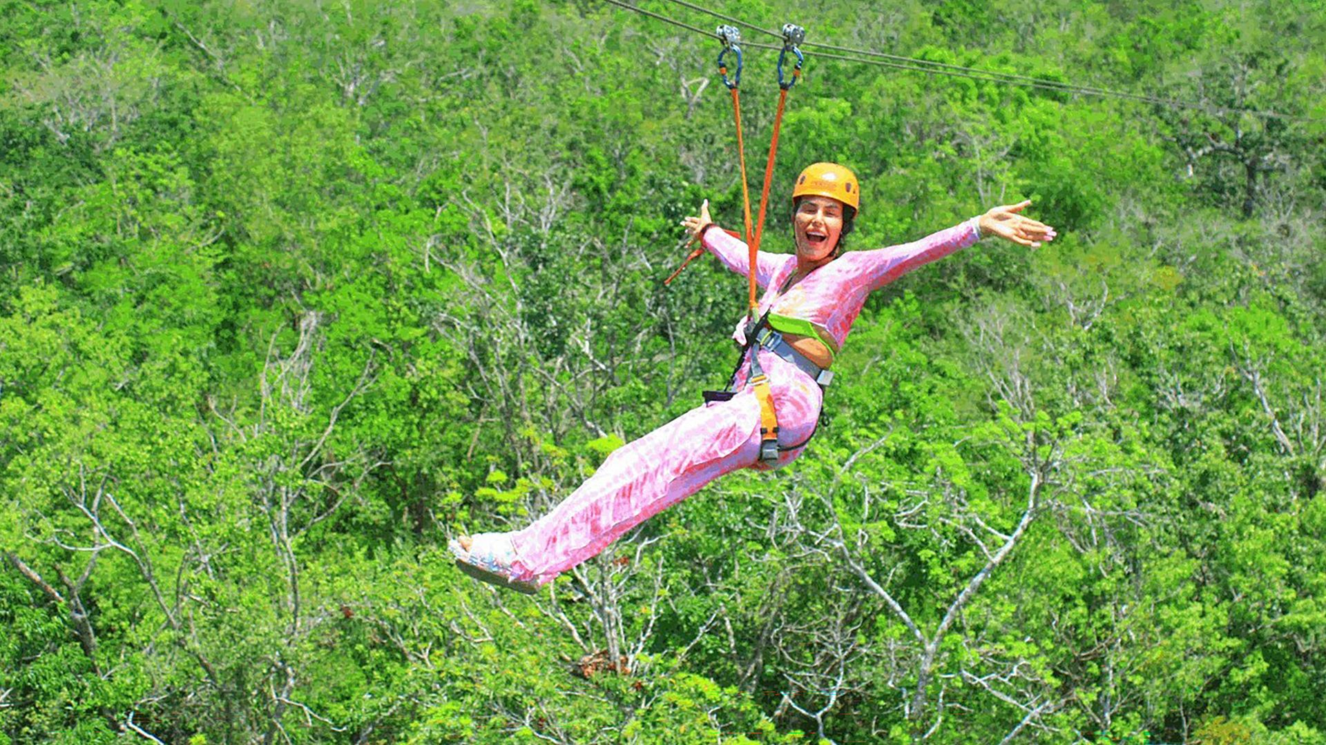 Benefit cheat who claimed anxiety left her housebound caught ziplining in Mexico