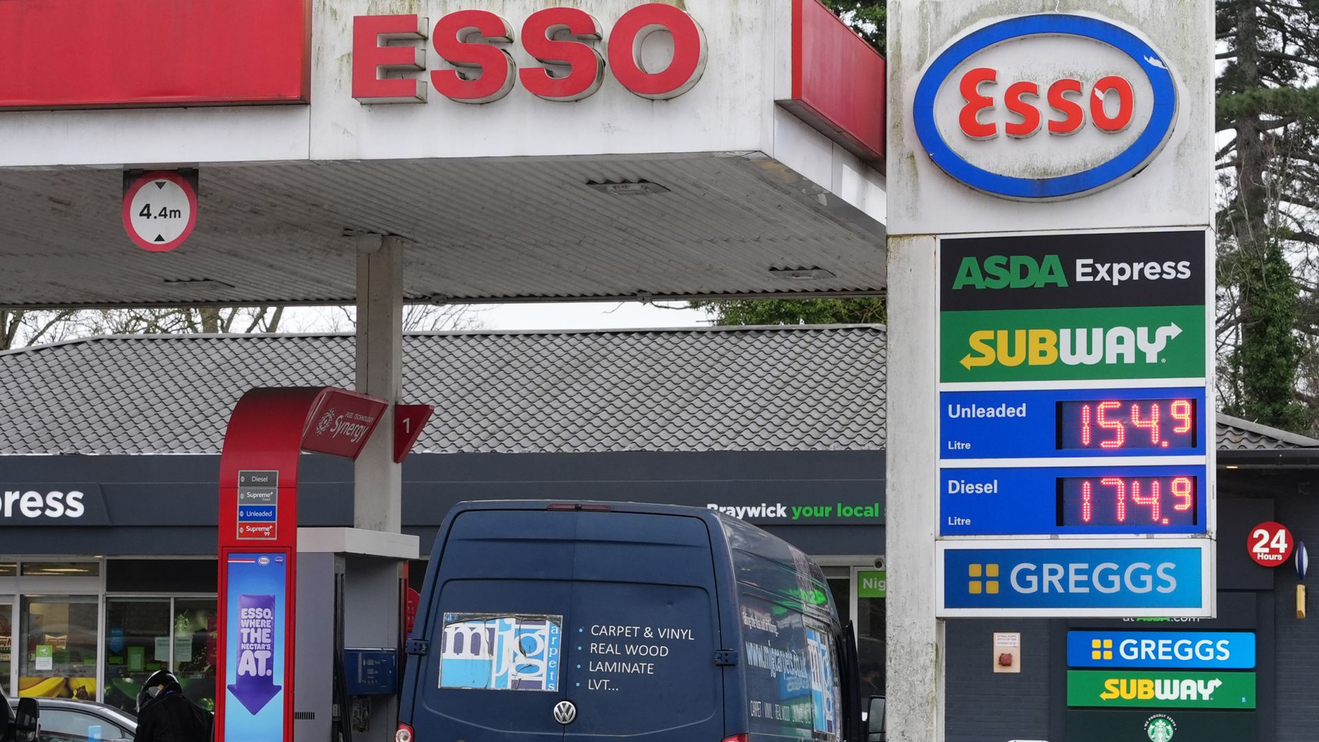 Motorists should 'fill up as normal' despite fuel prices soaring, minister says