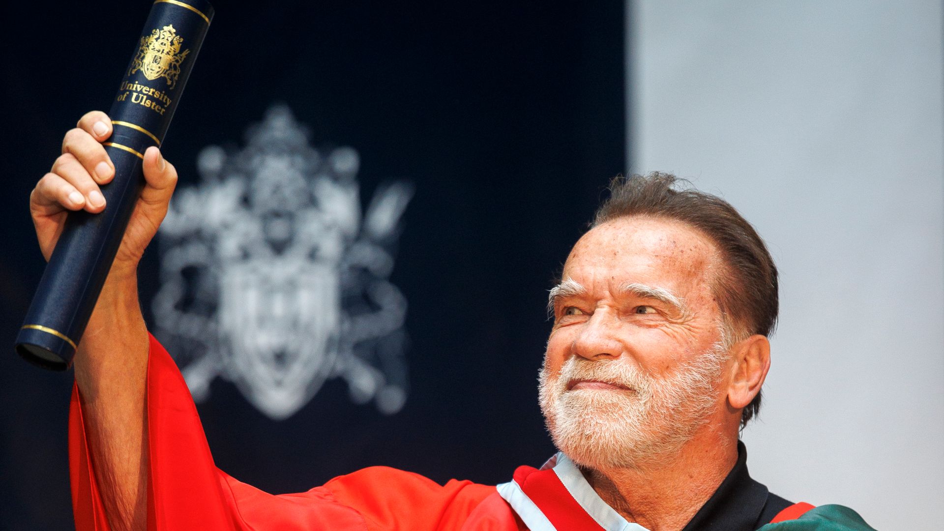 'Hasta La Vista Ulster': Arnold Schwarzenegger receives honorary doctorate