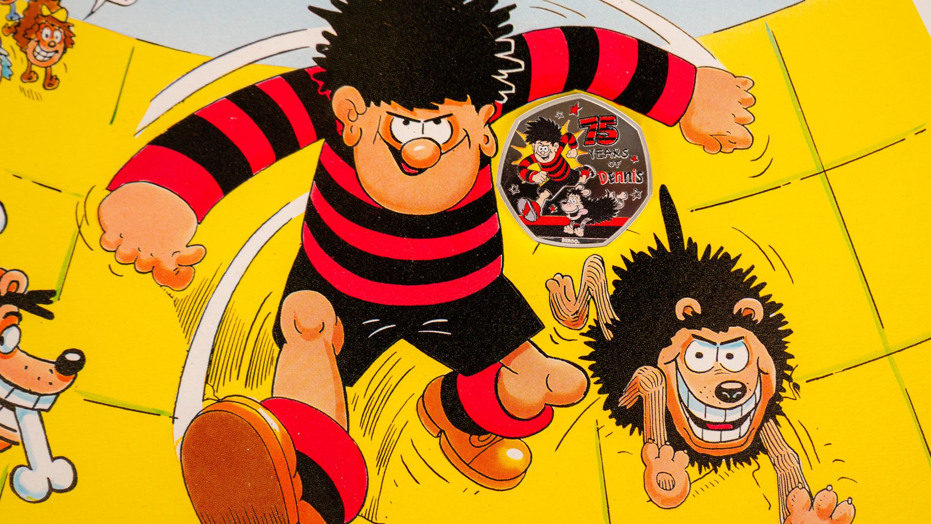 Dennis the Menace plays 'greatest prank yet' with 75-year anniversary coins