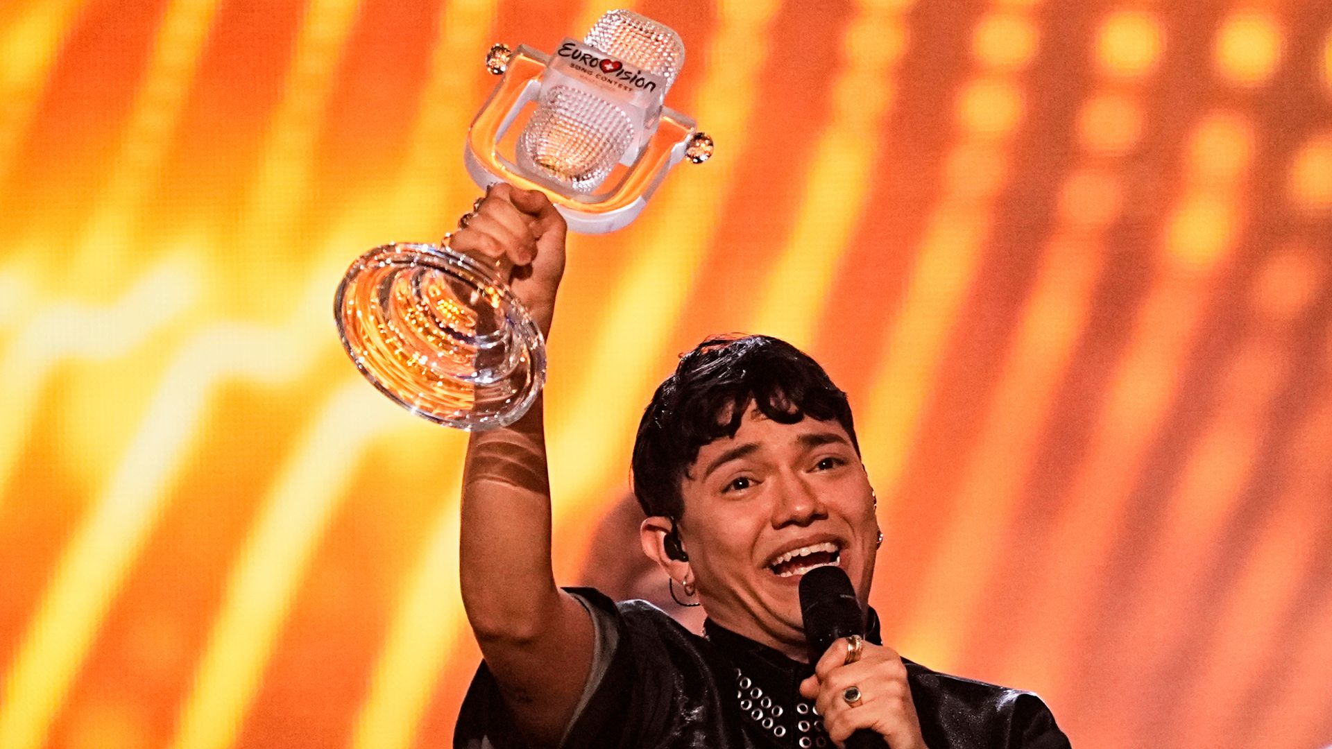 Austria wins Eurovision - as paint thrown during Israel's performance