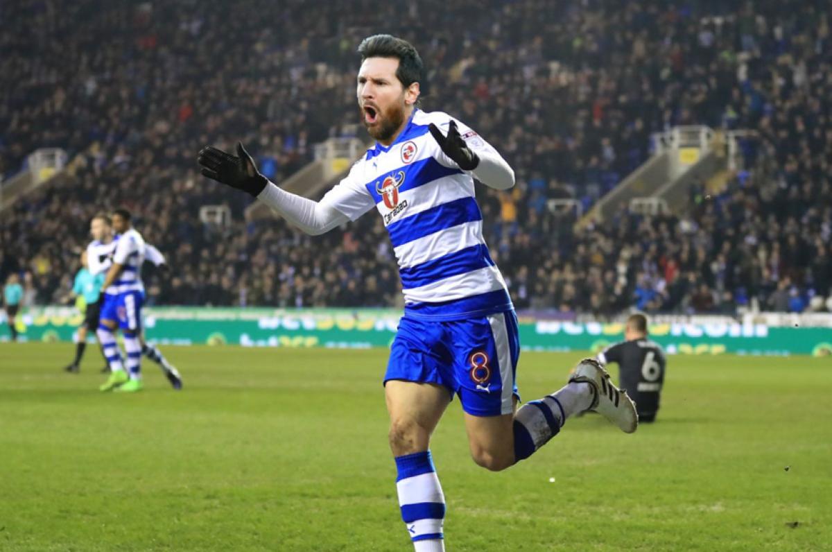 Lionel Messi signs for Reading