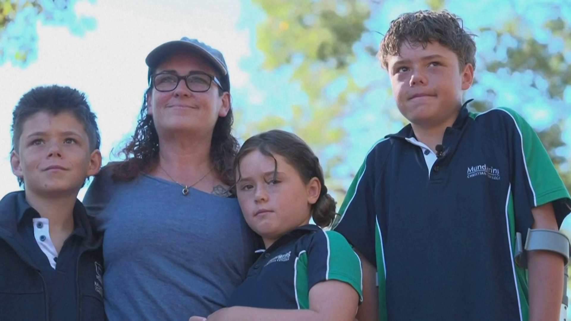 Teenage boy swims for four hours to save family swept out to sea