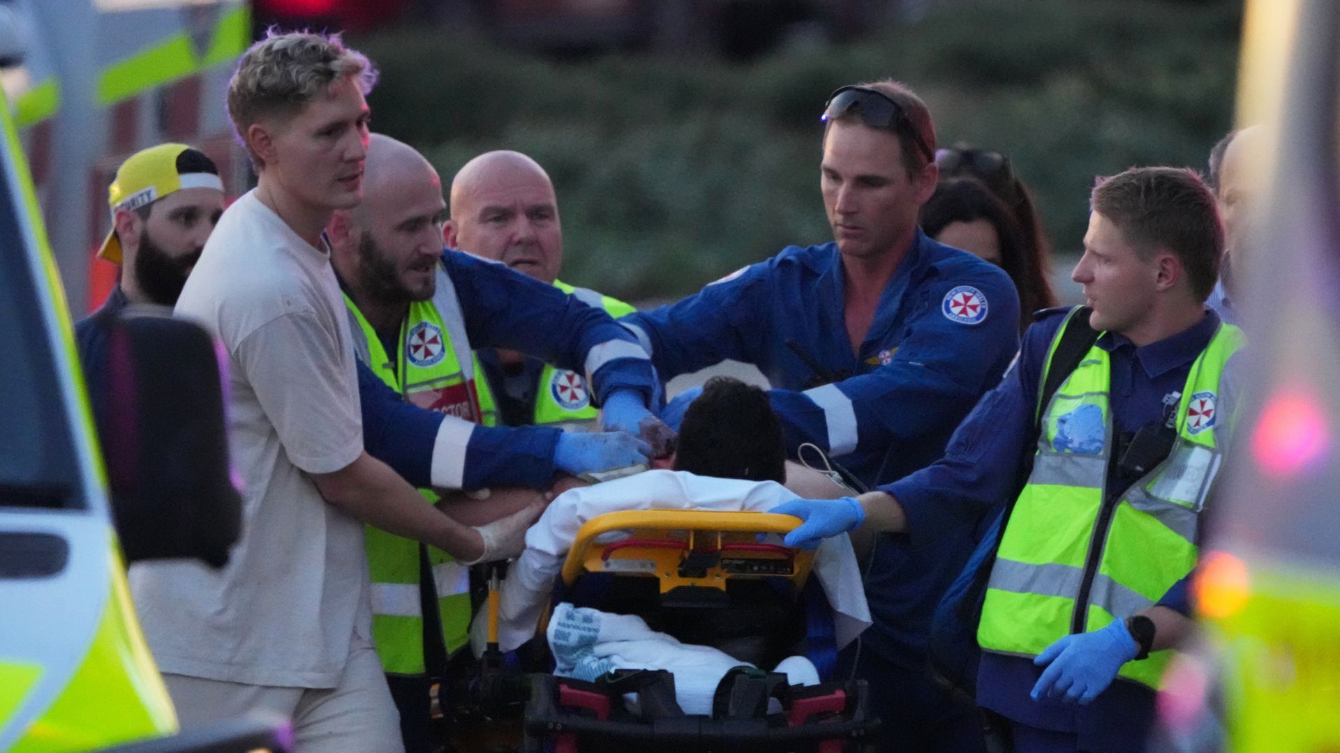 Thirteen taken to hospital after reported shooting at Australia's Bondi Beach