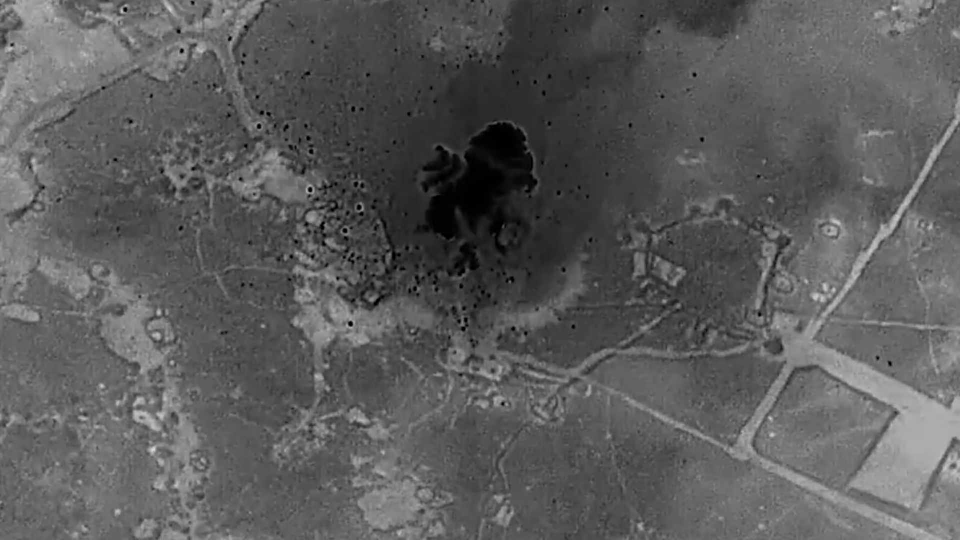 US military carries out large-scale strikes against ISIS targets across Syria