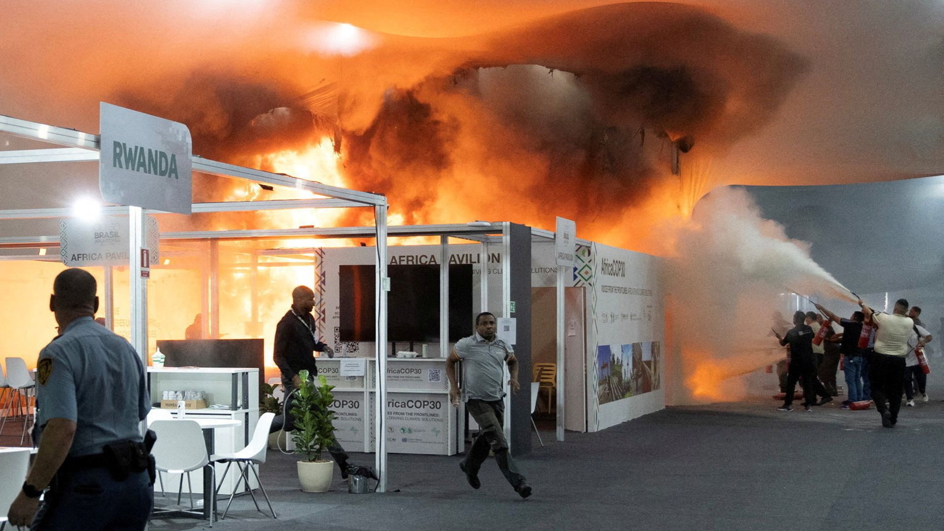 Fire disrupts last-minute efforts to strike global deal at COP30