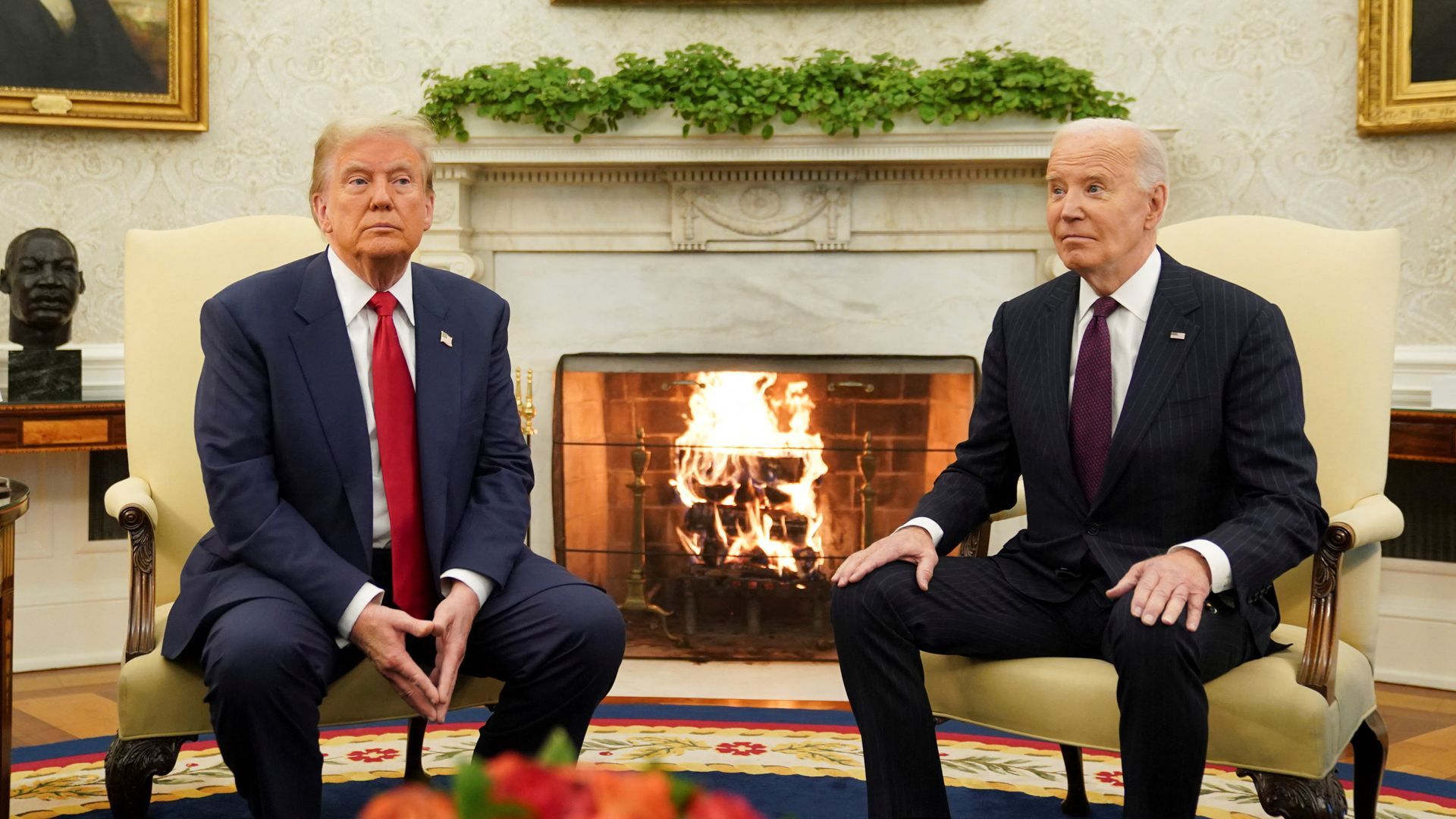 US economy shrinks in worst performance for three years - as Trump blames Biden