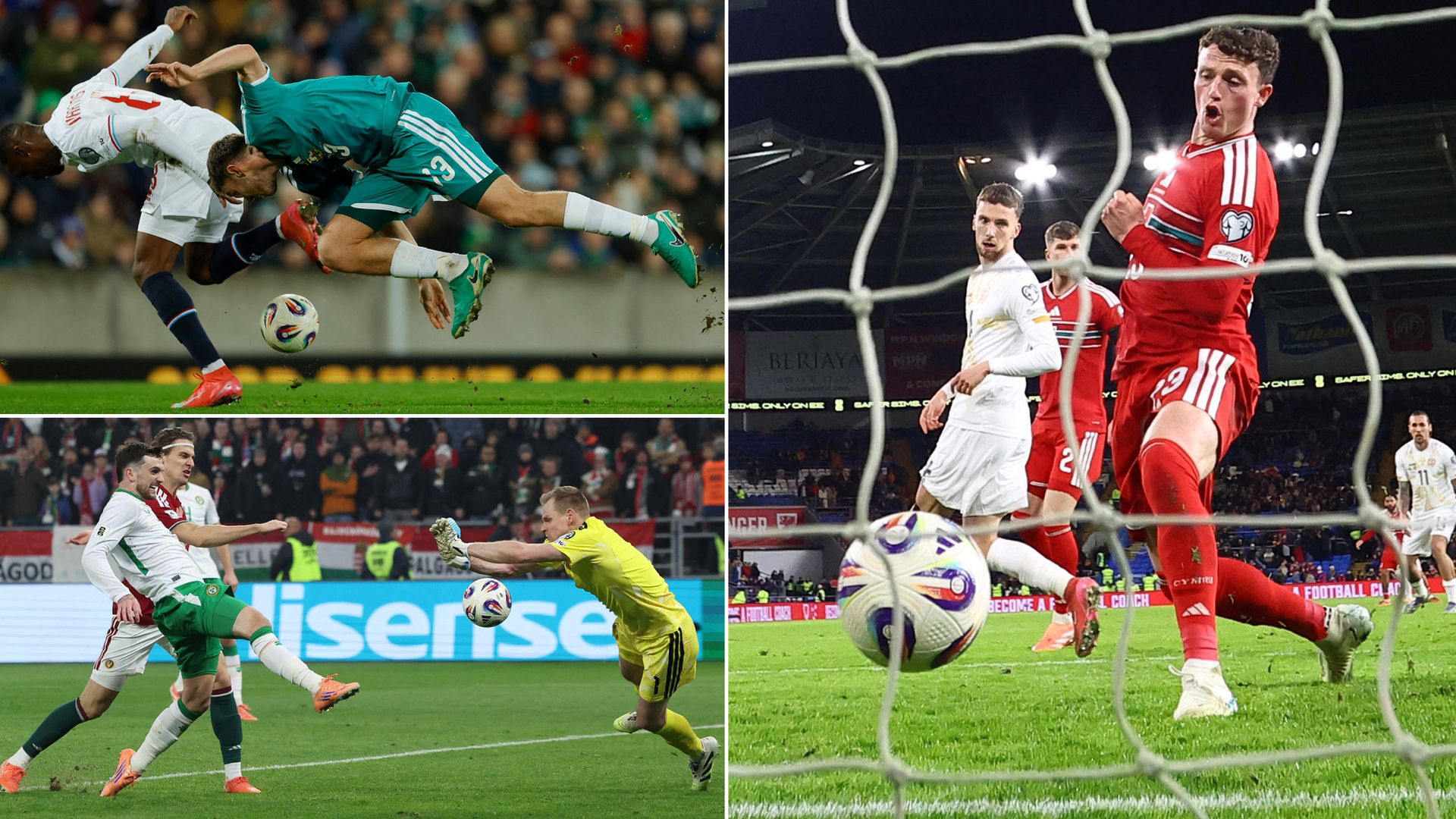 Wales, Northern Ireland and the Republic of Ireland find out World Cup play-off opponents