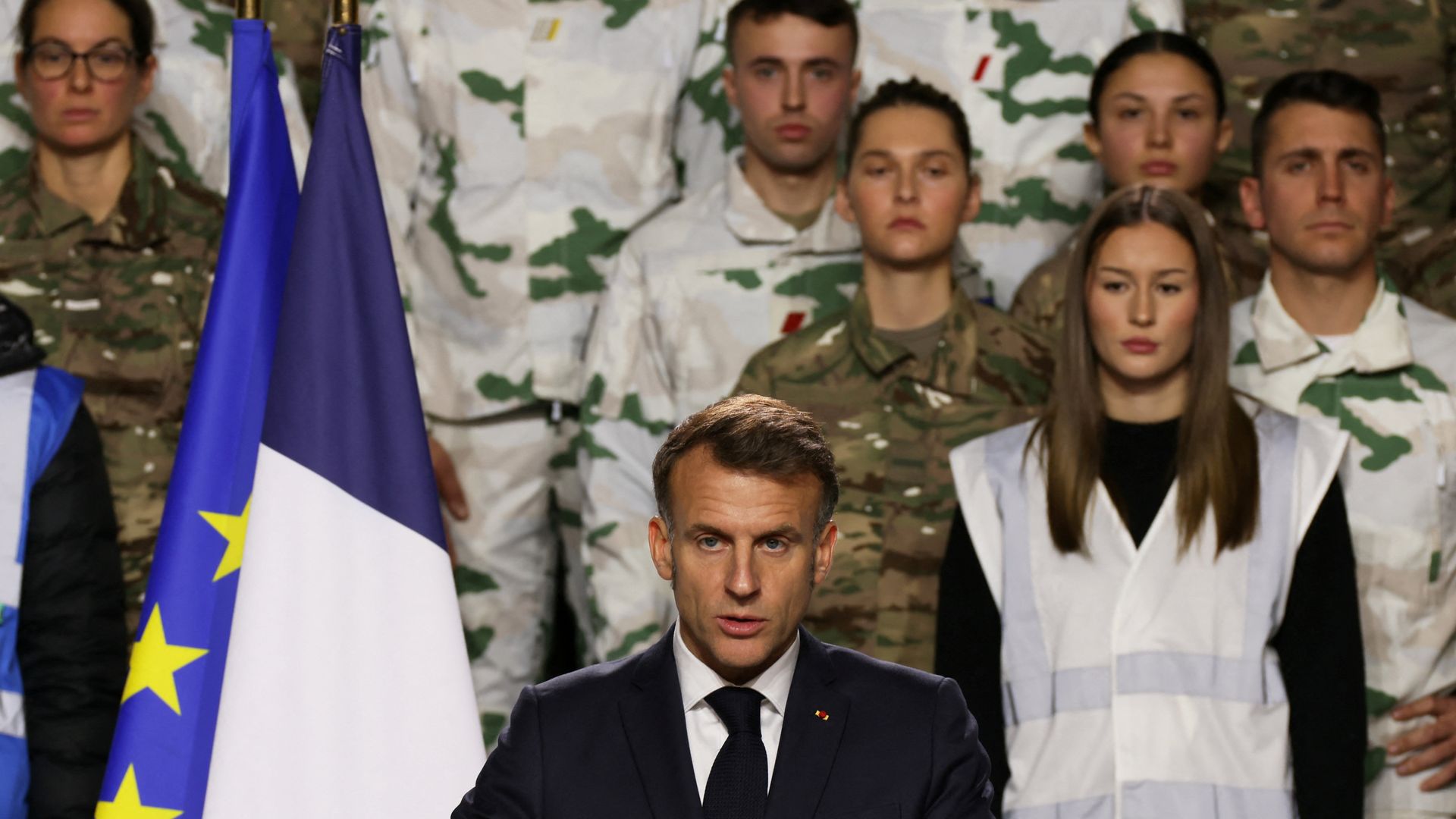 'Rise for the fatherland': Macron unveils new military service to combat Russia threat