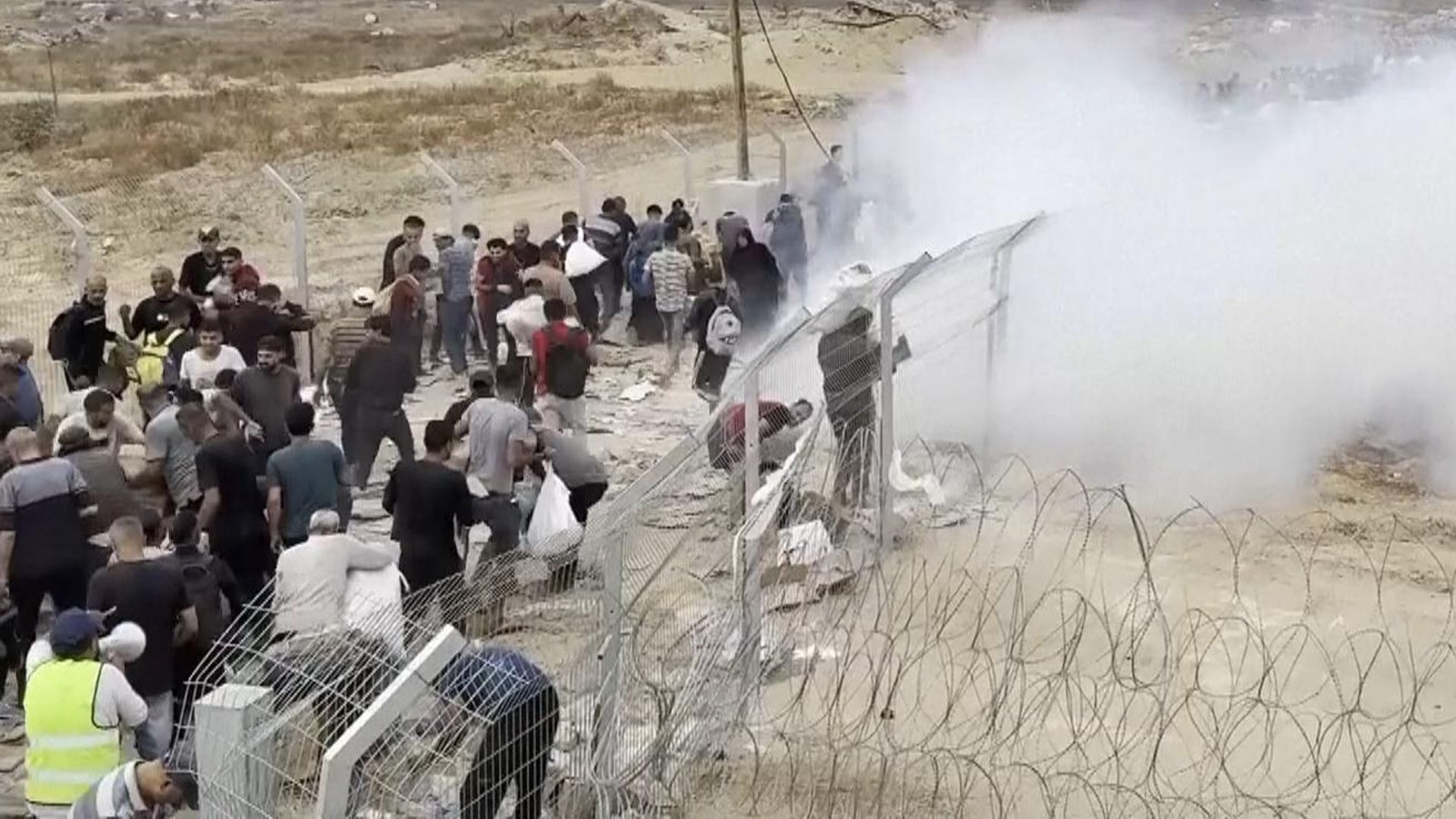 Gaza aid group reacts to claims American contractors fired at starving Palestinians