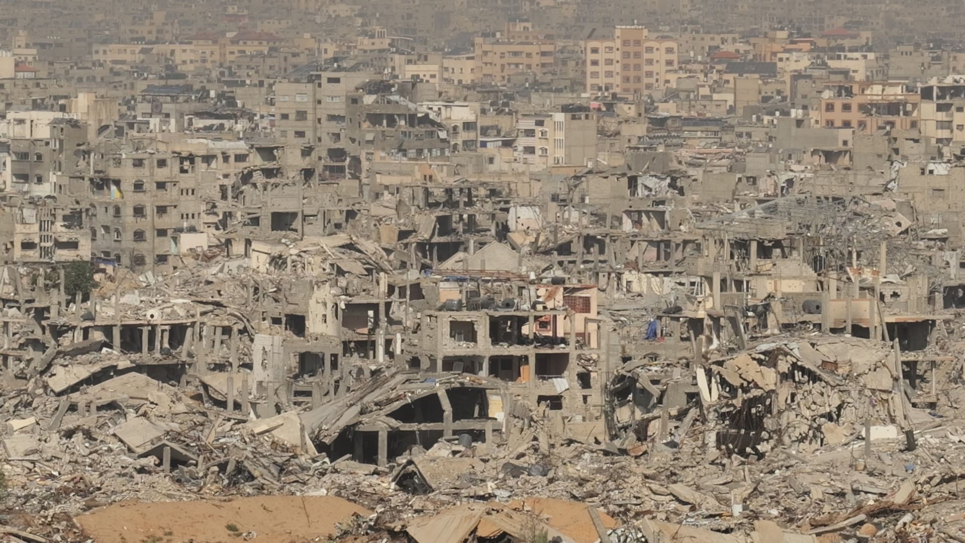 On the ground in Gaza: A landscape of complete devastation