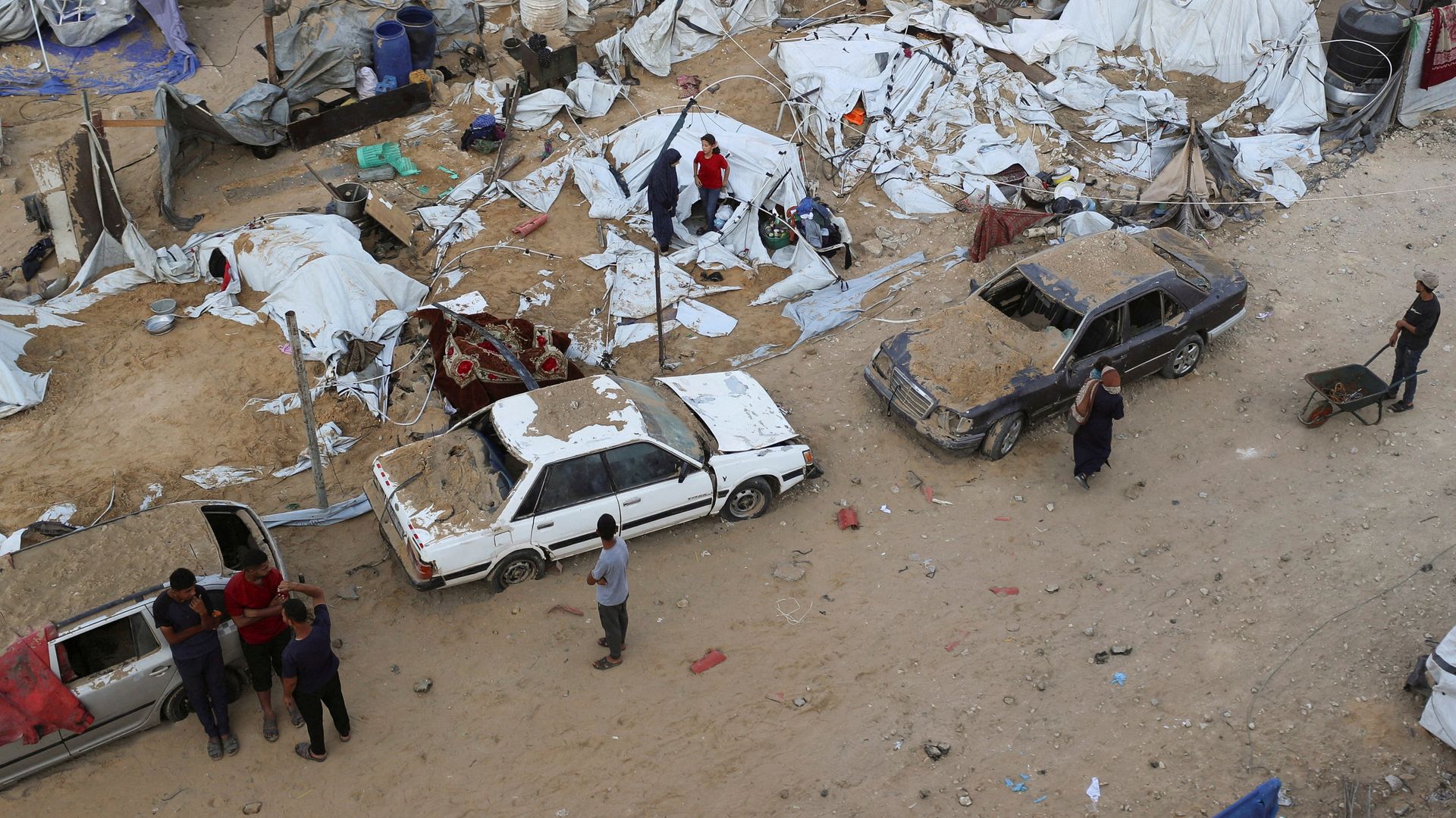 At least 72 killed in Israeli strikes across Gaza, health staff say - as Trump makes ceasefire prediction
