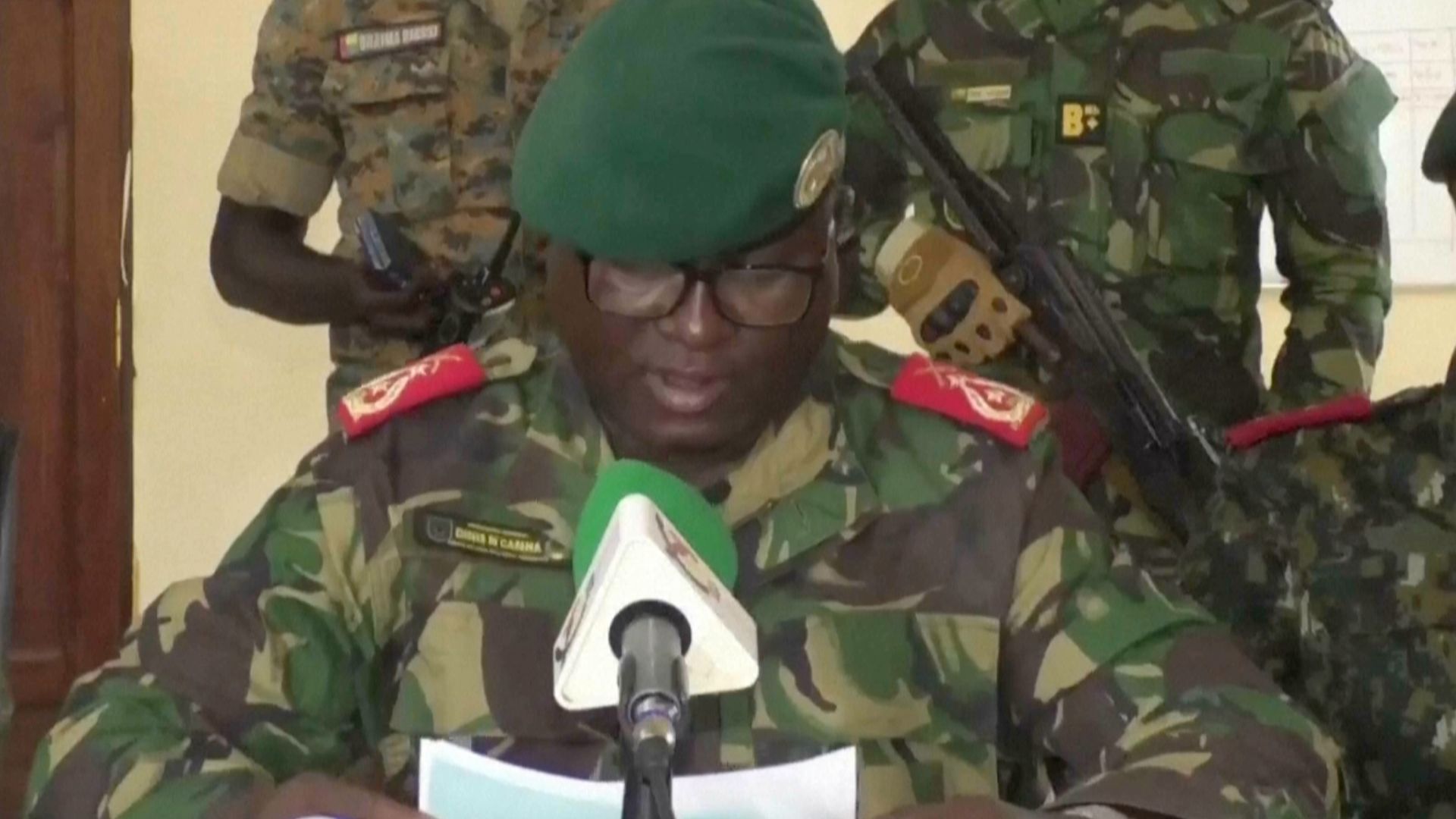 Military seizes power in Guinea-Bissau as president says he's been 'deposed'