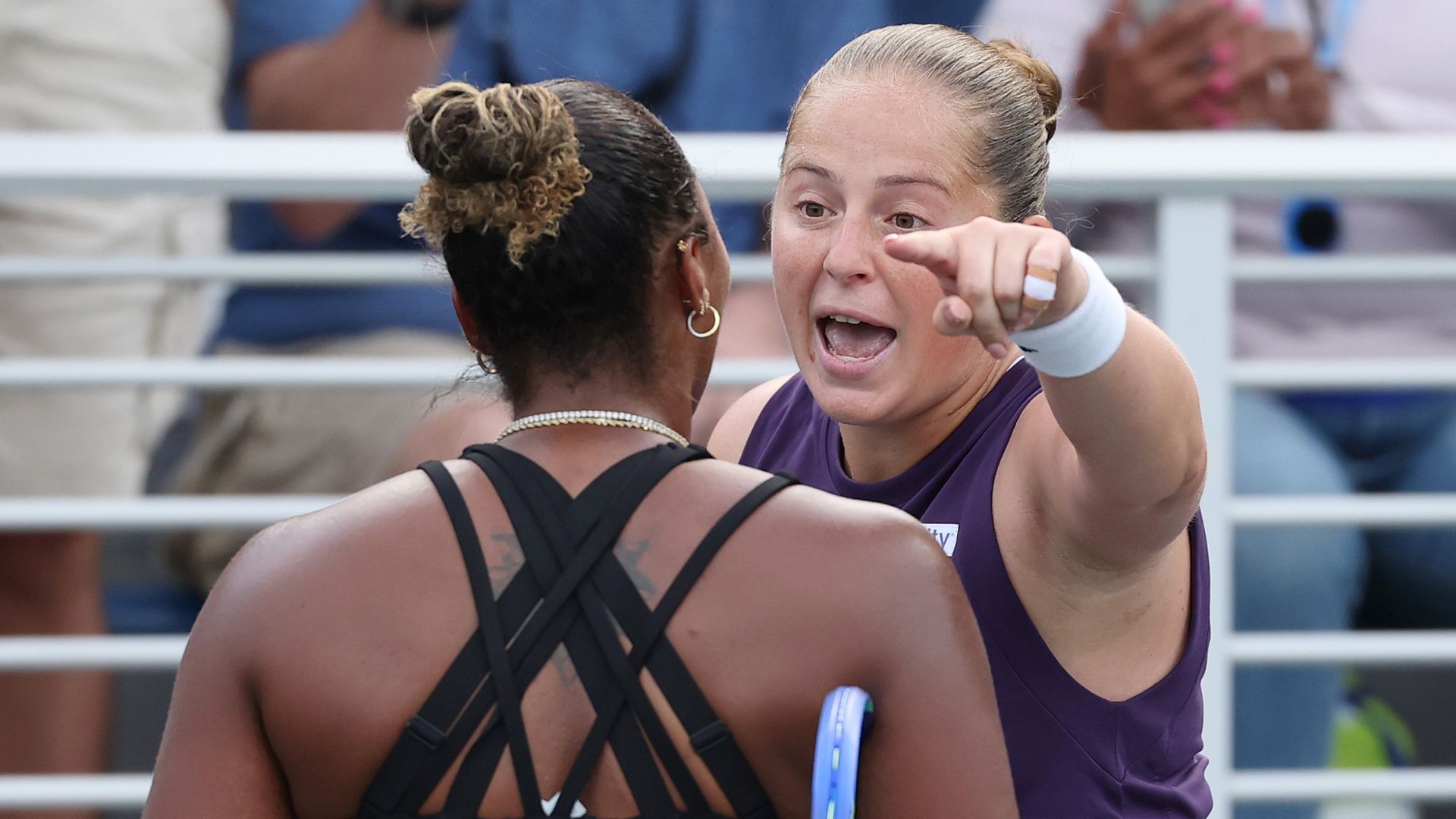 'No class and no education': Tennis star denies being racist during heated exchange with rival at US Open
