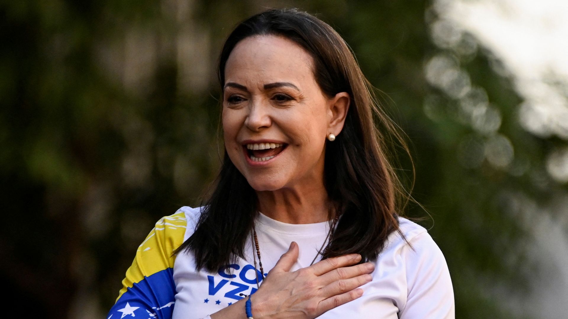 Venezuelan opposition leader misses Nobel ceremony as 'lives risked' to help her