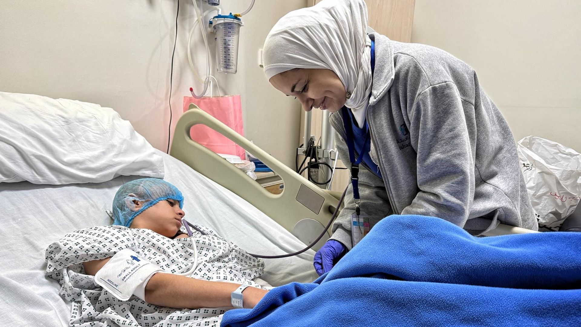12-year-old girl from Gaza receives vital brain operation after Israeli bombing near her home