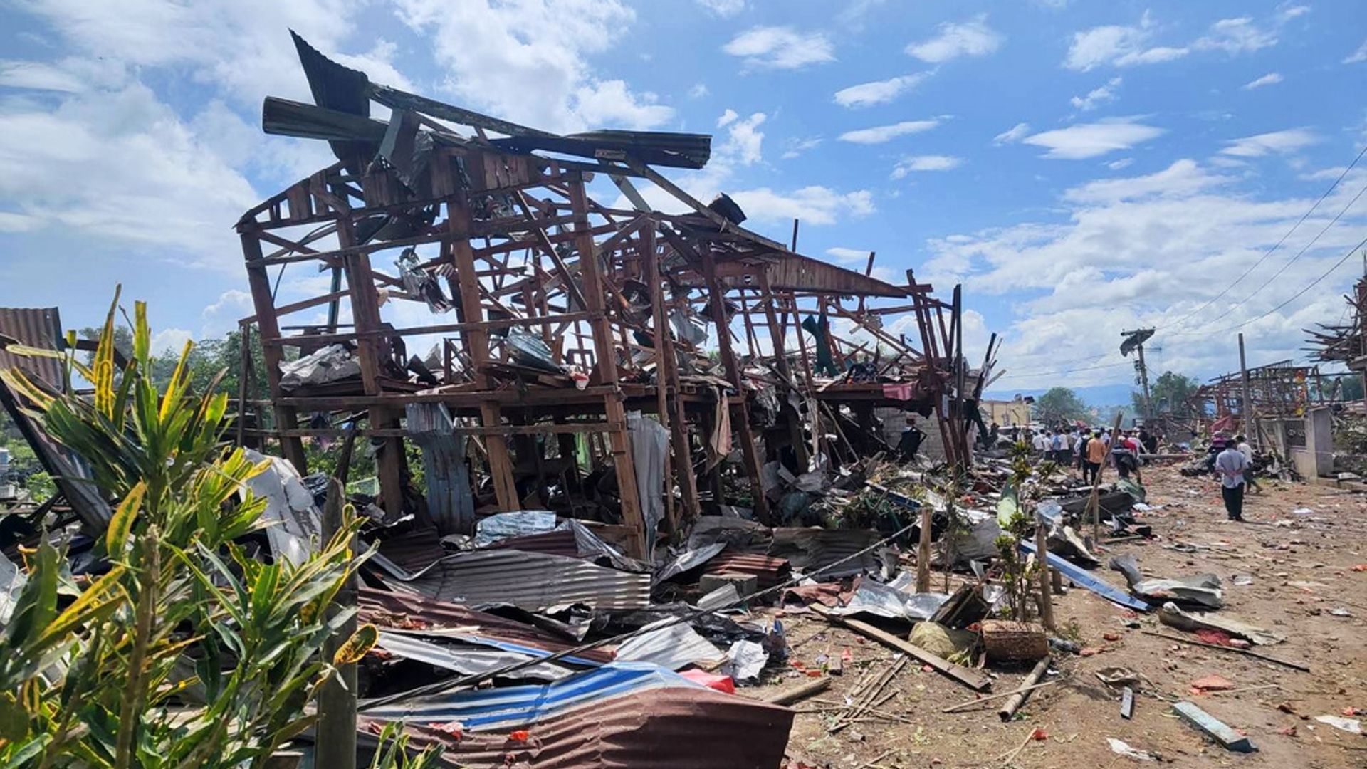 'More than 45' killed after blast at building storing explosives in Myanmar