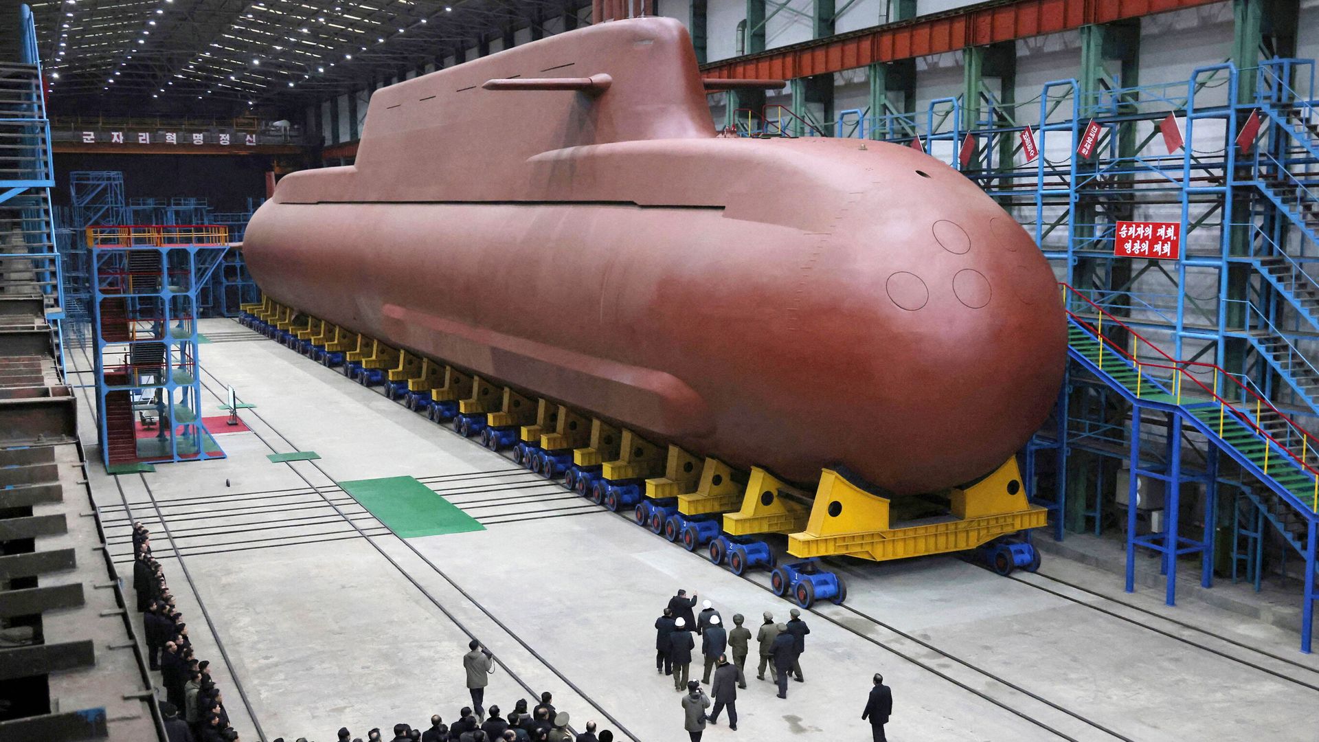 North Korea touts progress on nuclear-powered submarine