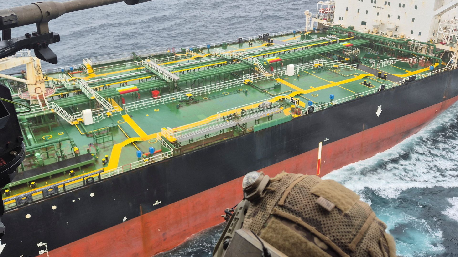 Britain helps French navy seize Russian 'shadow fleet' tanker