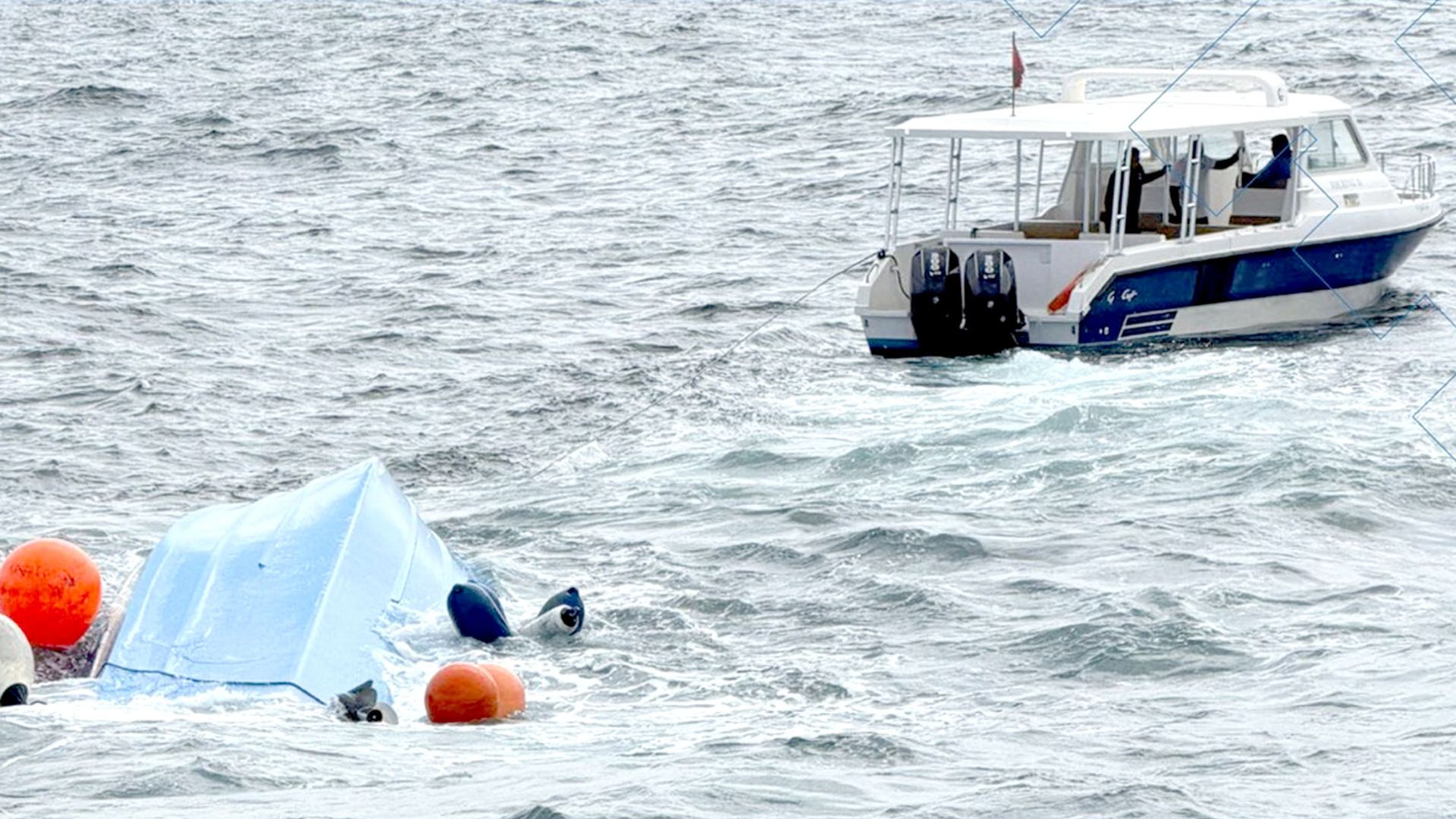 Boat carrying 25 tourists capsizes, killing three