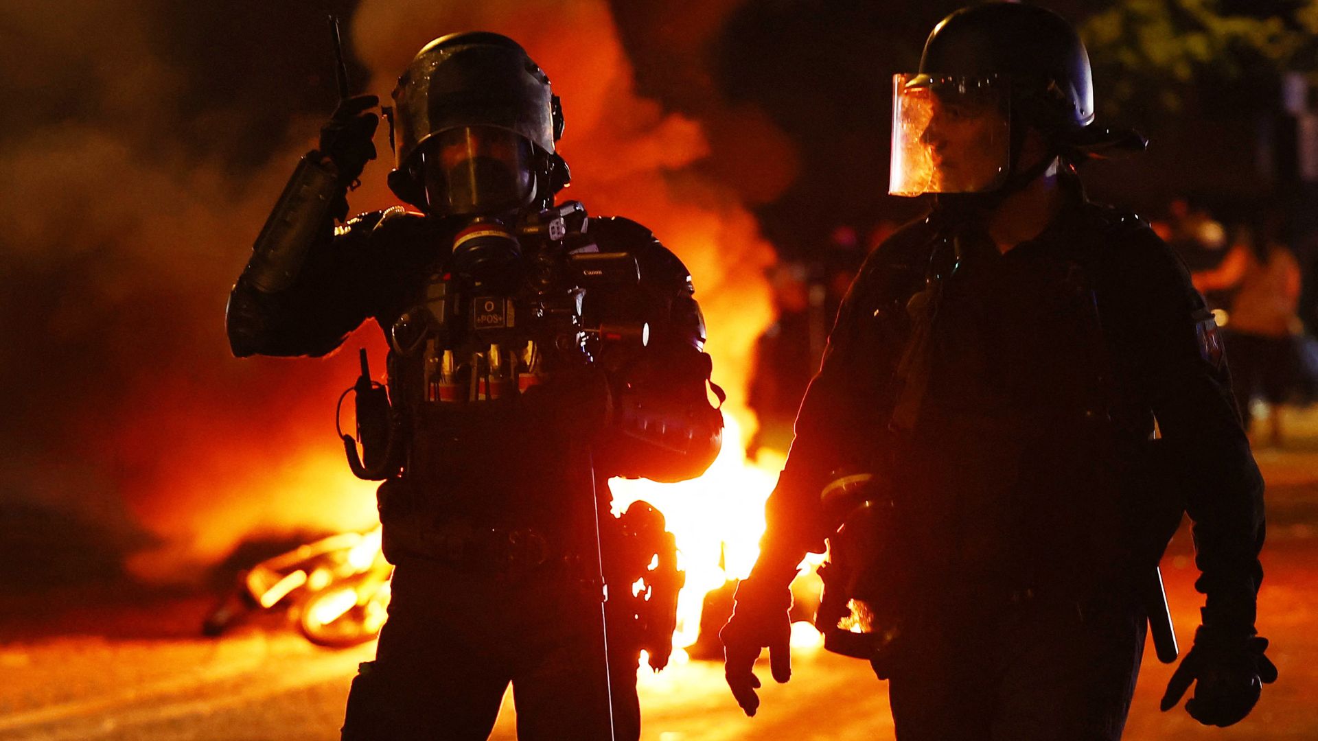 Hundreds arrested across France during unrest after PSG win - as more than 50 officers injured