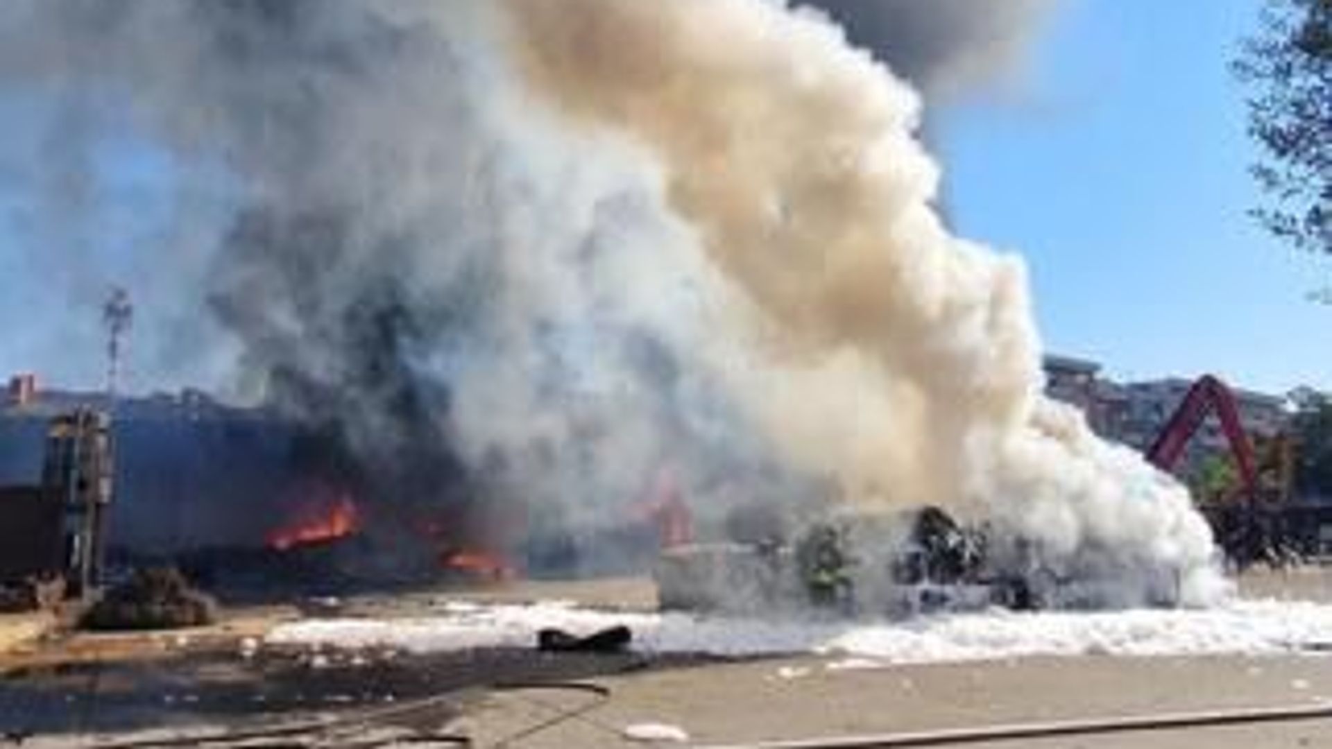Pope prays for injured after massive petrol station explosion