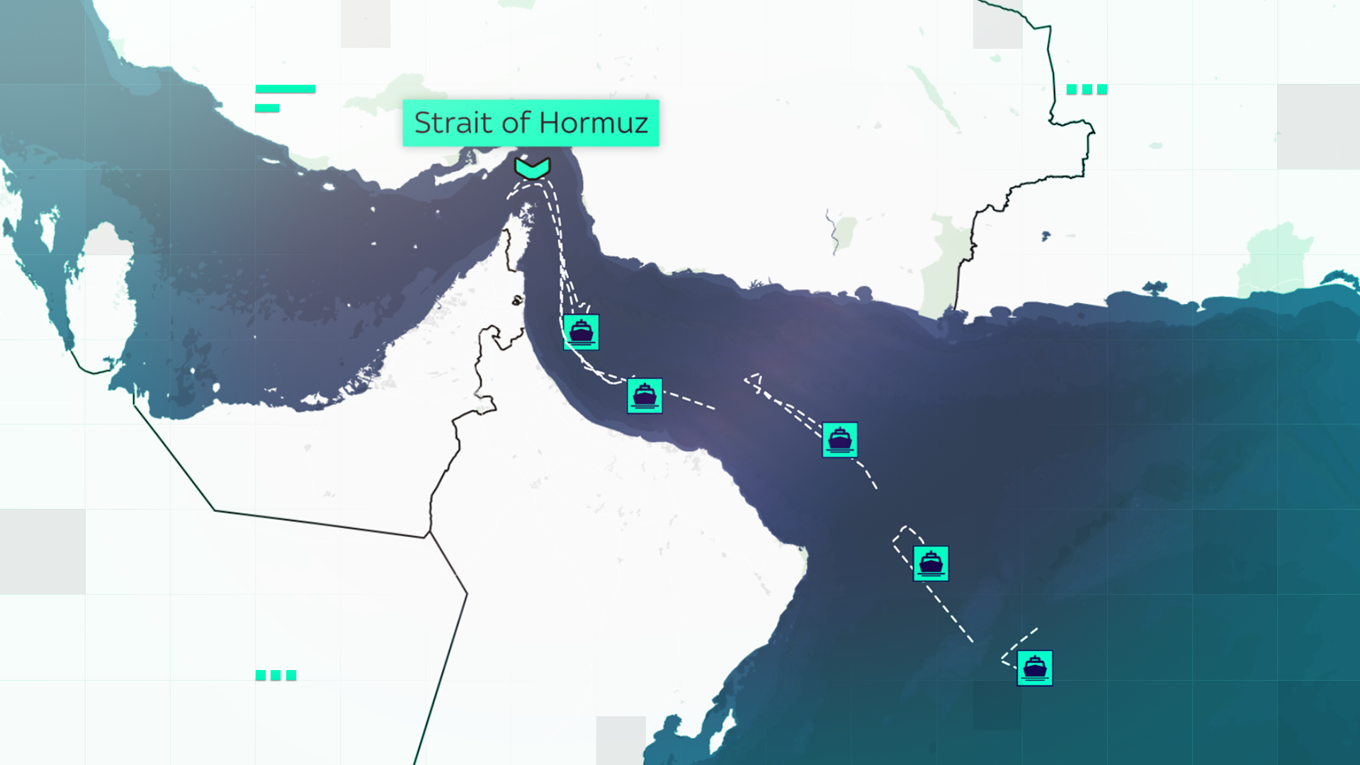 Ship tracking reveals tankers and millions of barrels of oil stuck in the Gulf