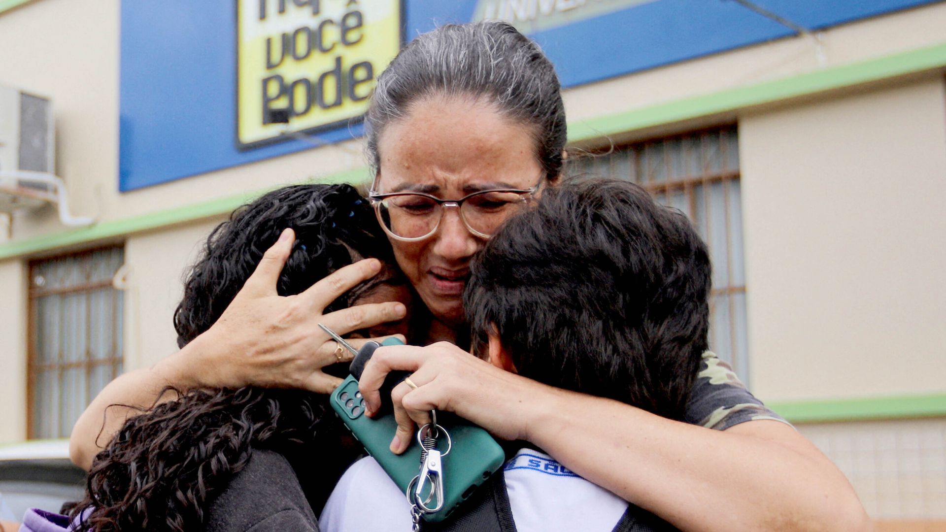 Student, 13, arrested after two killed in Brazilian school shooting