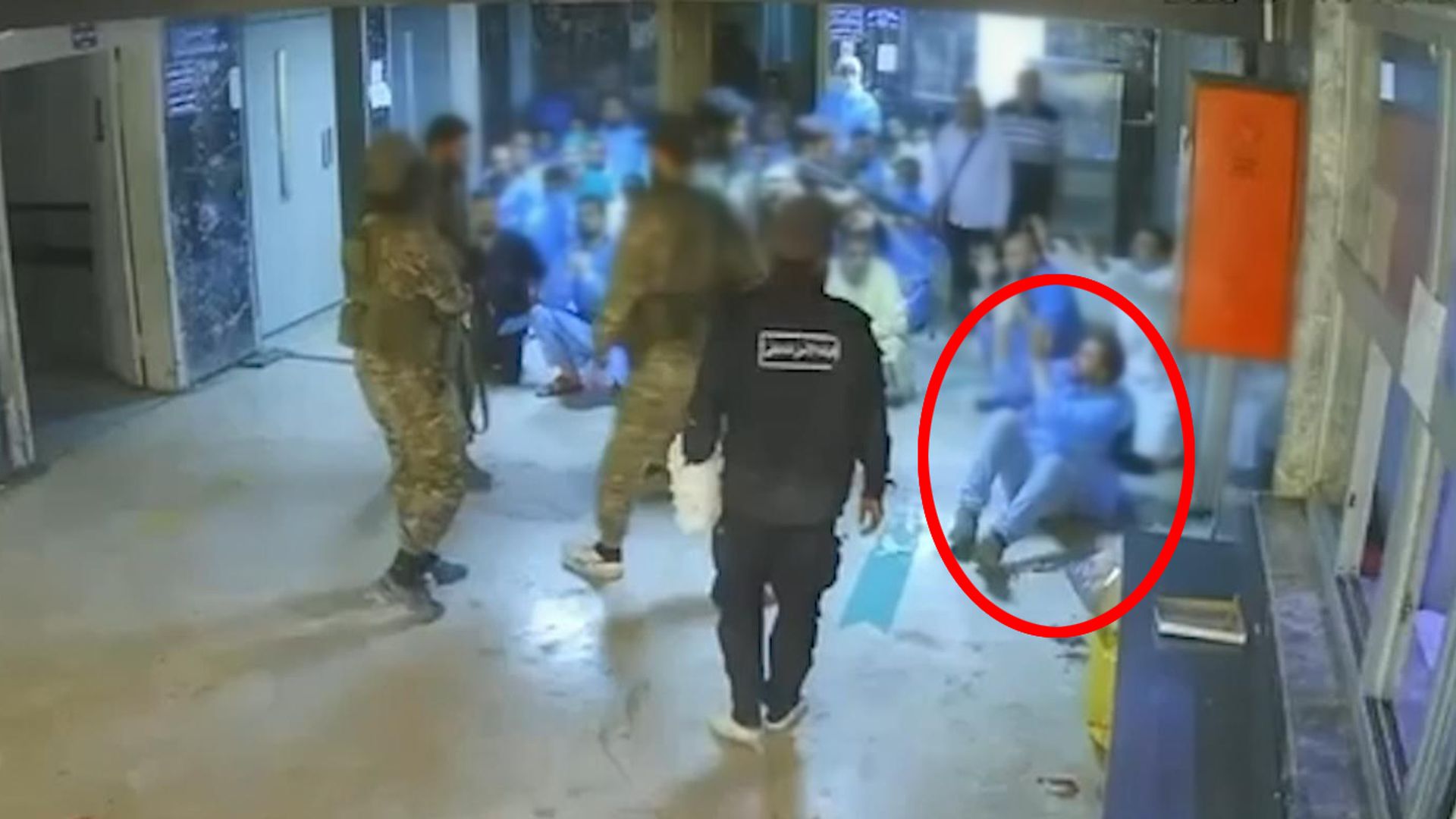 CCTV shows hospital volunteer being shot dead in Syria