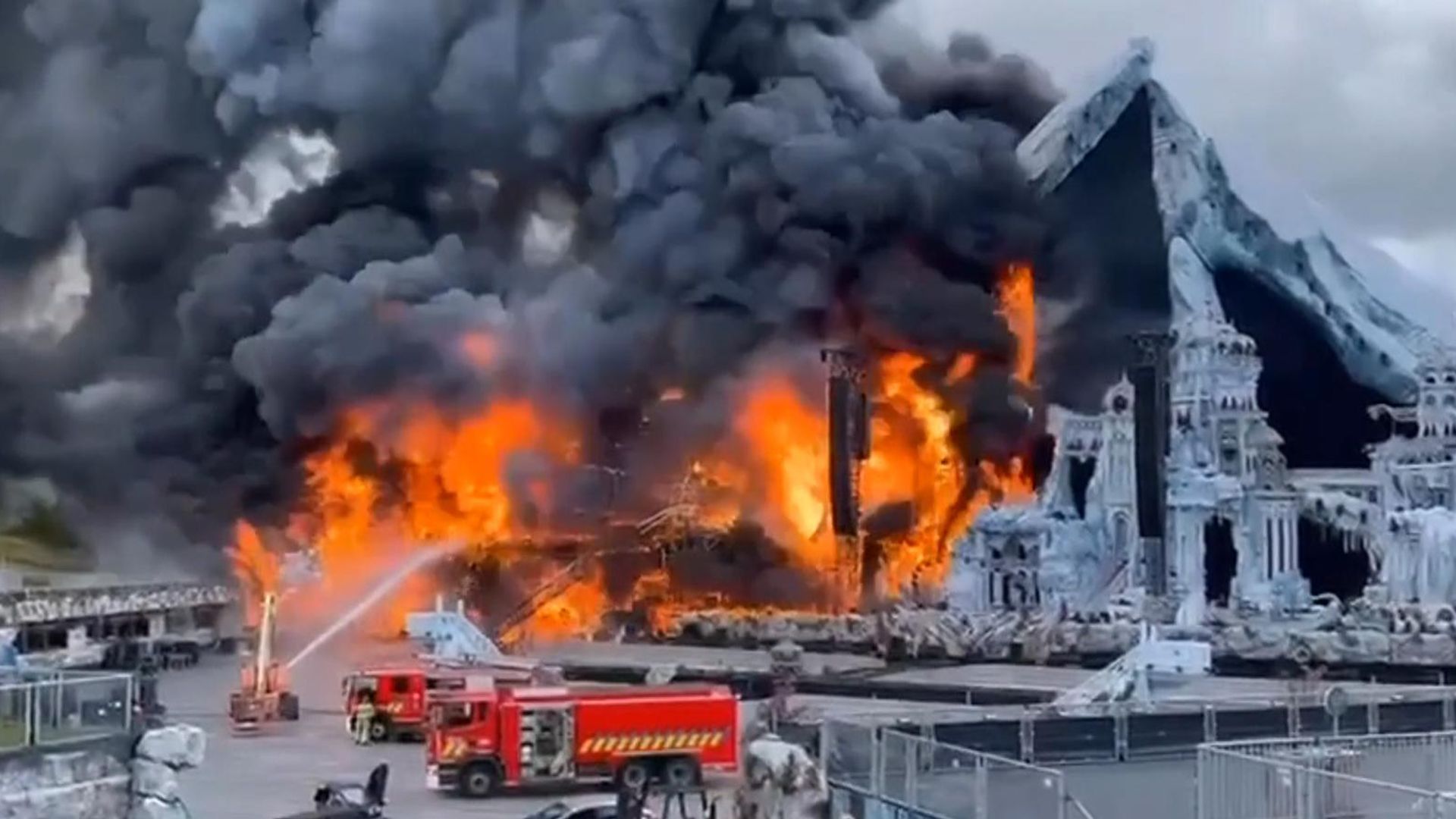 'Devastating' blaze destroys main stage at major festival - two days before it was due to begin