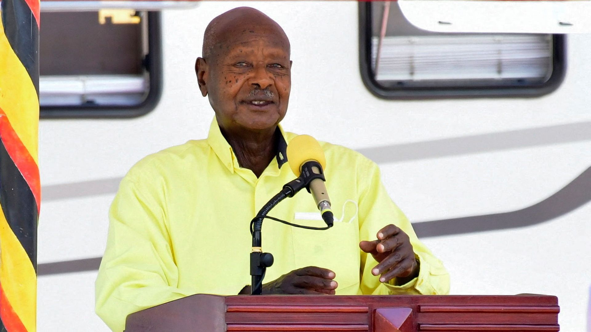 Ugandan long-time president wins election amid opposition claims of 'ballot stuffing'
