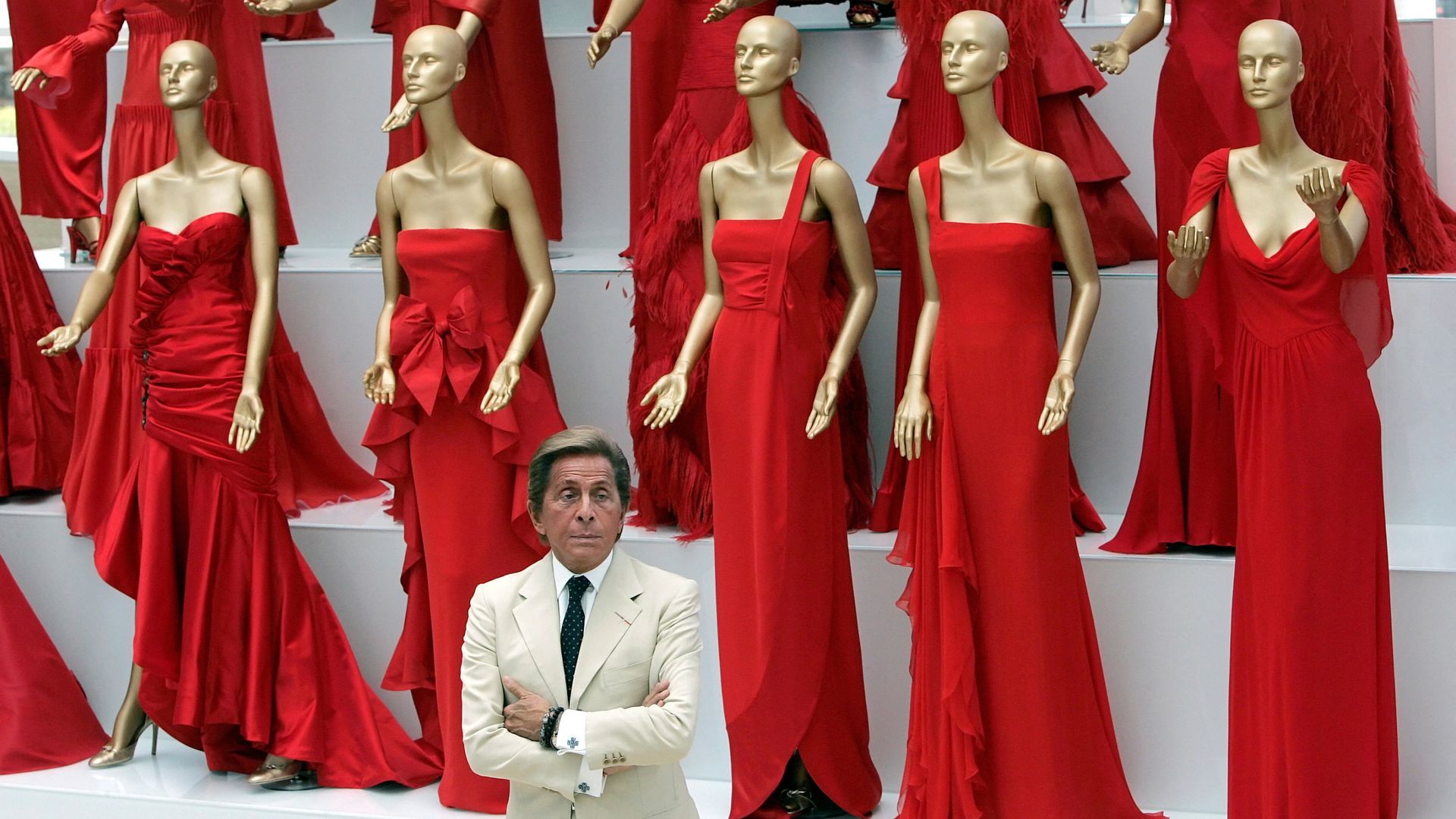 Italian fashion designer Valentino dies