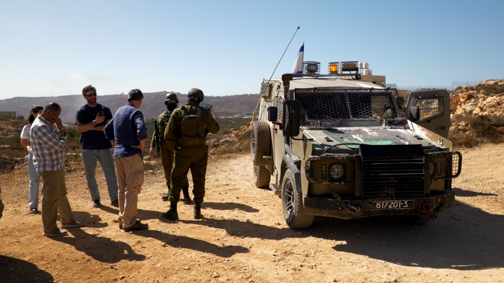 Sky News team threatened with arrest by Israeli soldiers