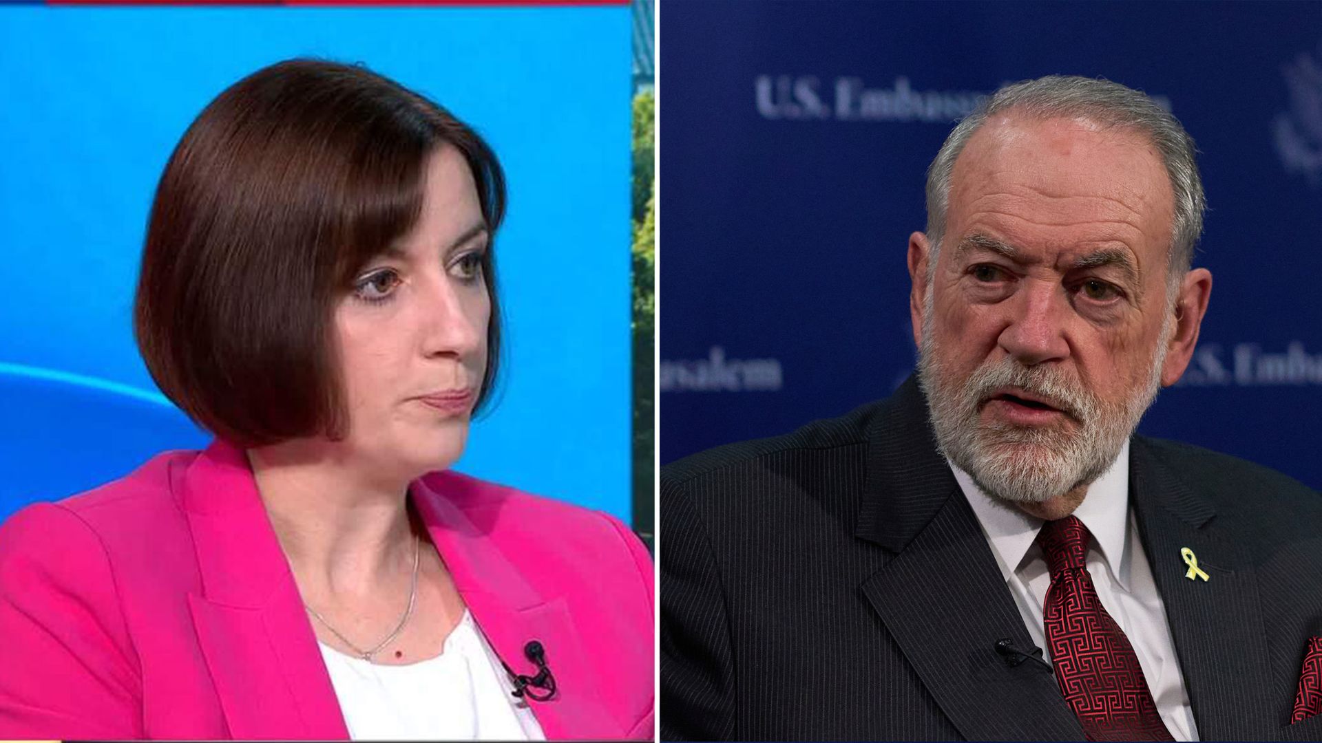US ambassador calls minister 'delusional' after Gaza comments in Sky News interview
