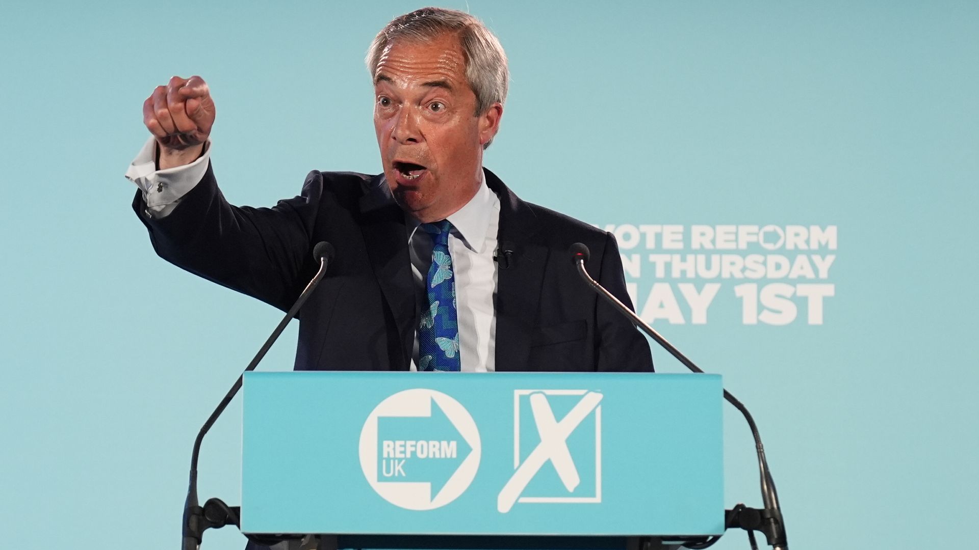 Farage vows to go 'double or quits' with £5m local elections spending blitz