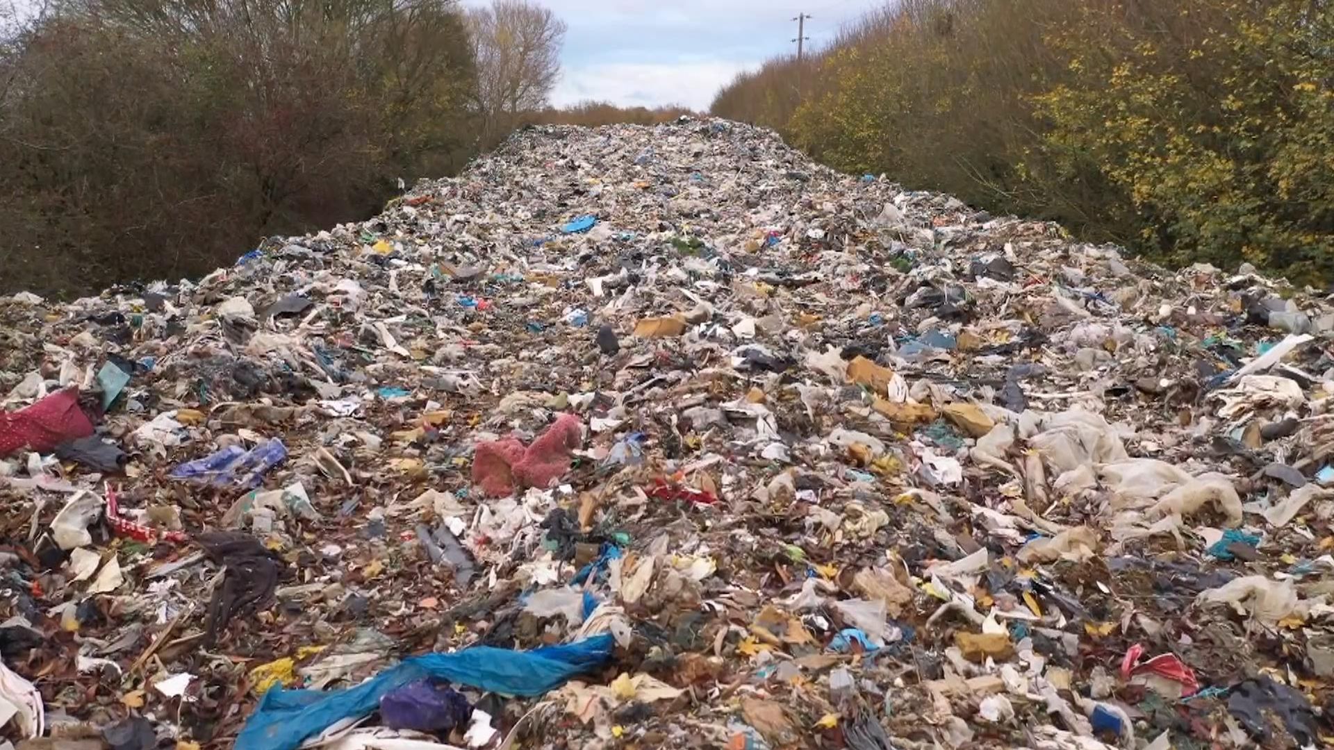 Waste mountain branded 'utterly appalling' by PM grew 40 feet high within months