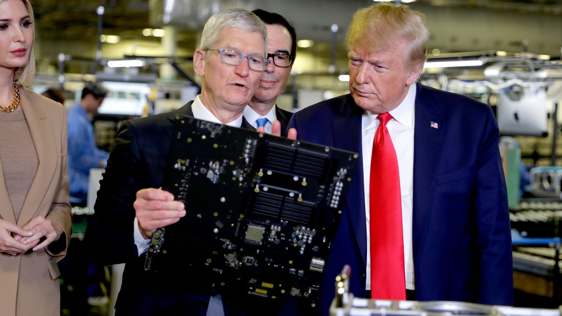 Trump threatens EU with 50% tariff from June - as he issues warning to Apple over iPhones