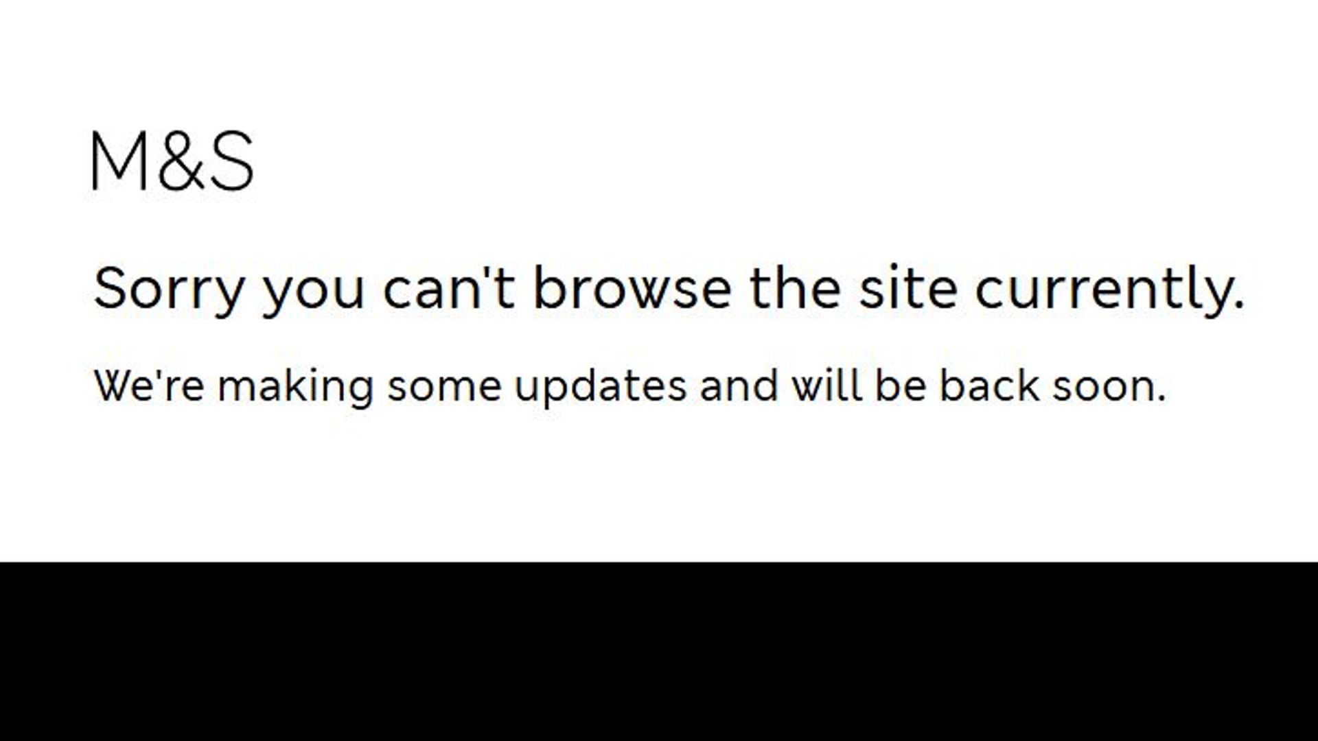 M&S website goes down - hours after financial impact of ransomware attack revealed