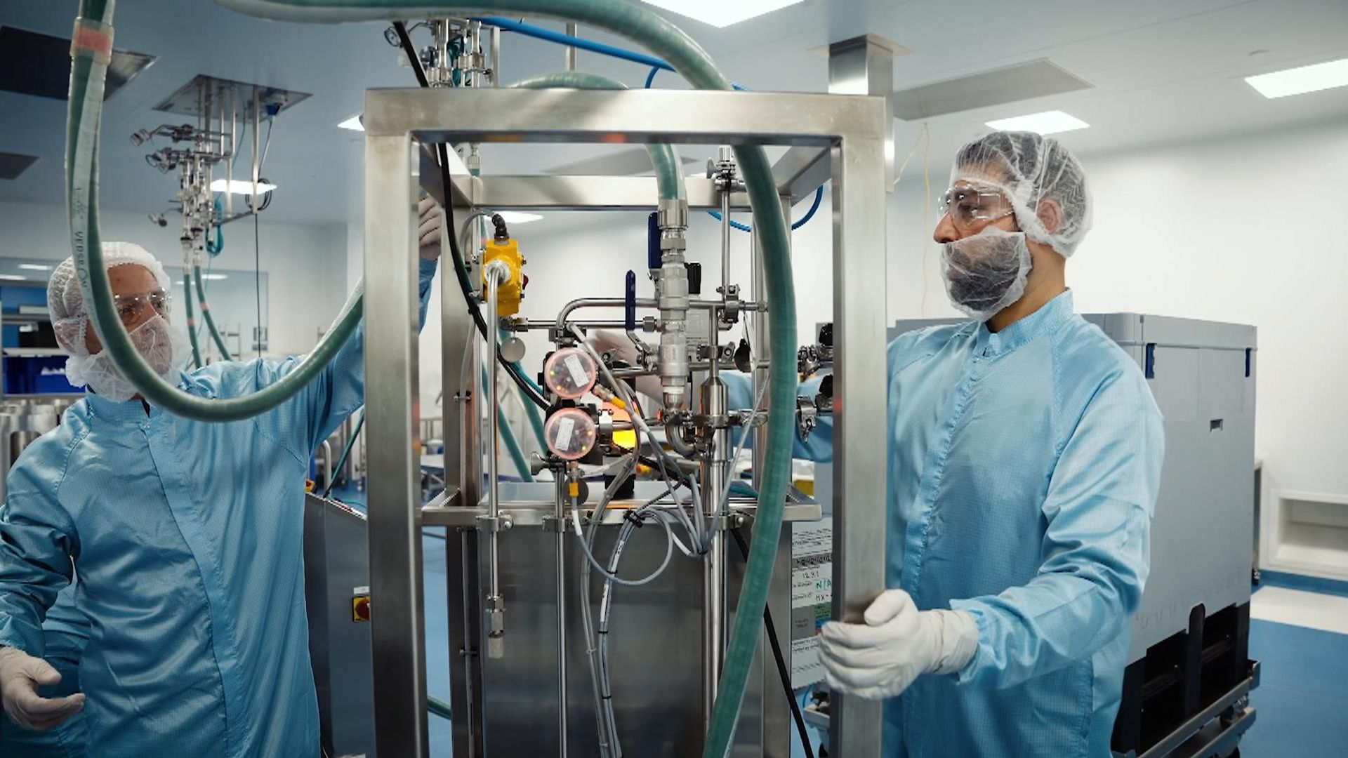 Vaccine giant opens new UK factory with apparent jab at US