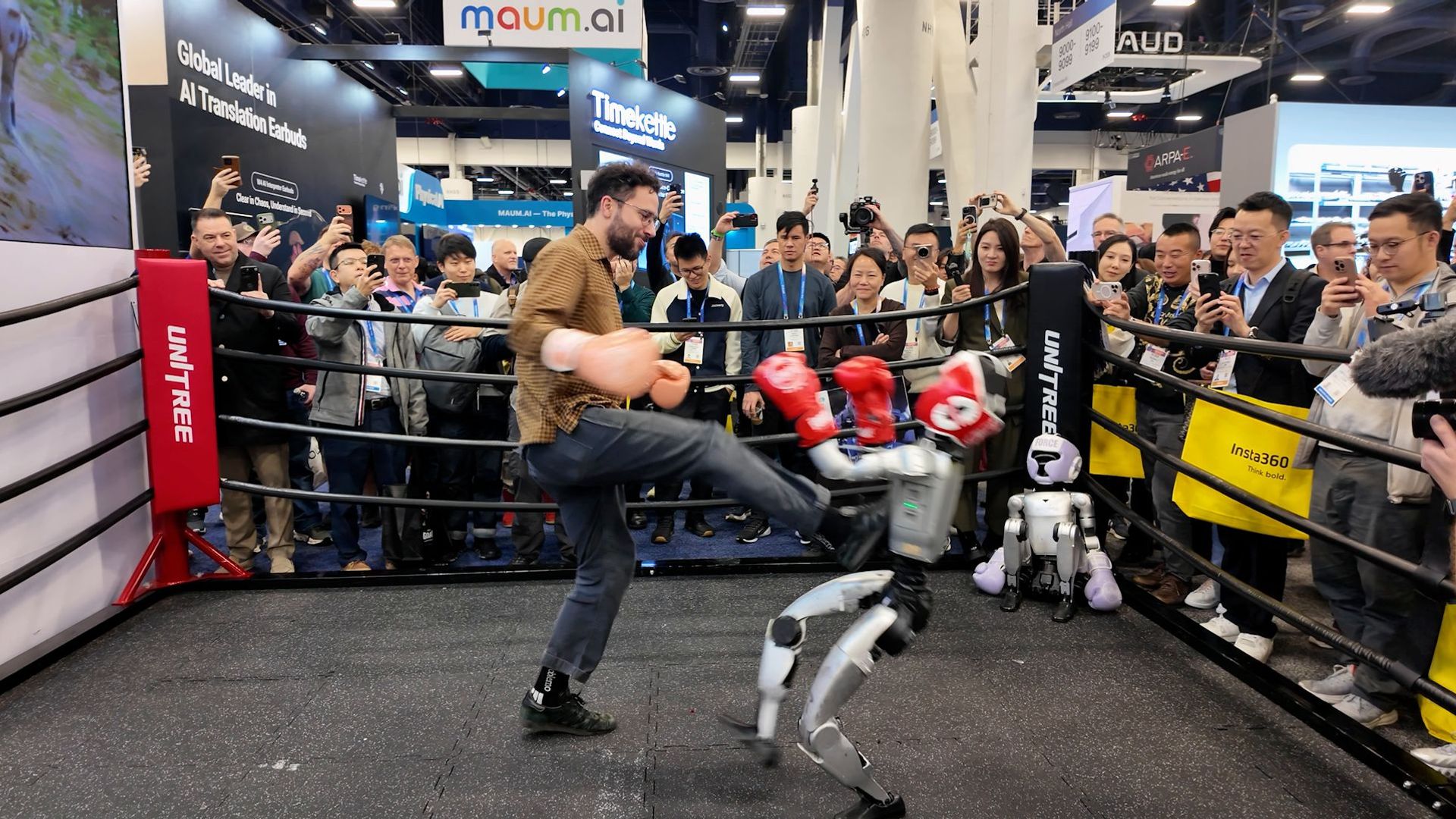 'I fought a humanoid robot and won - this is why physical AI can't replace us yet'